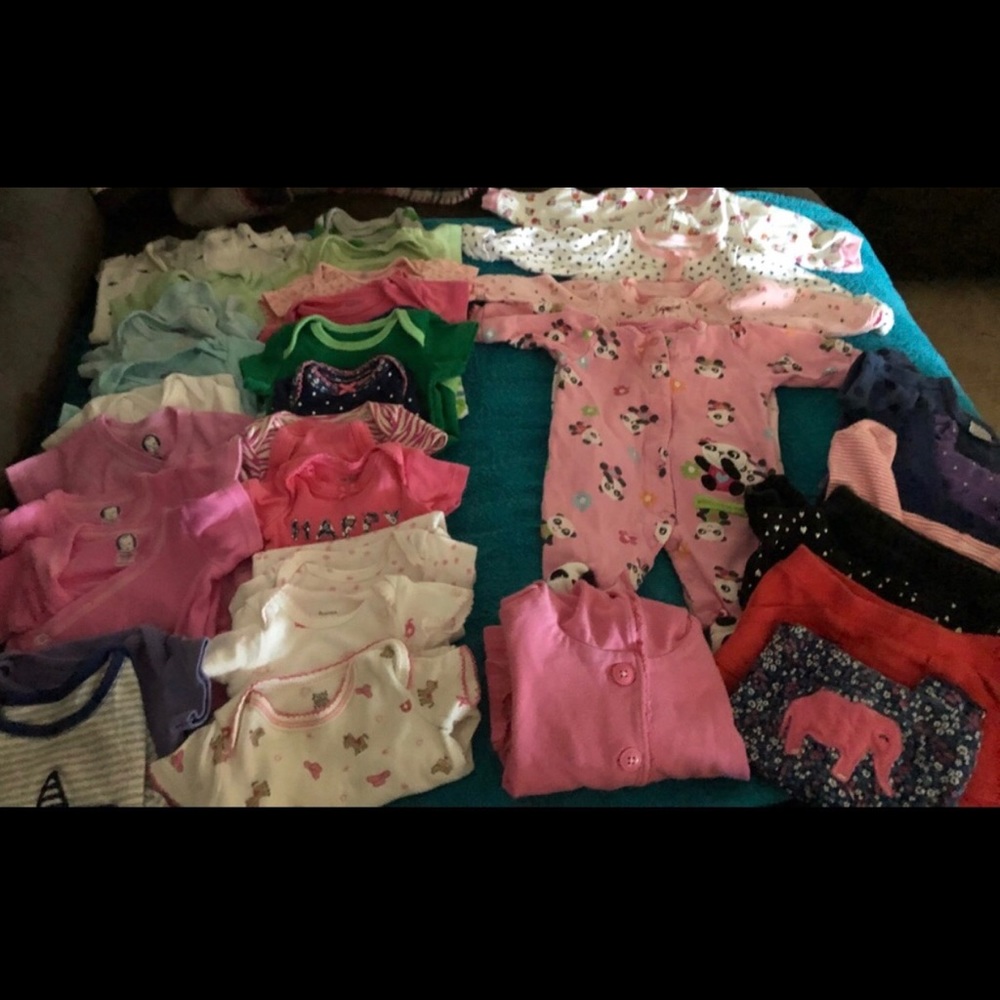 💋All Girls Infant Lot 0-3 Months💋